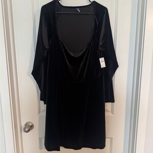 Old Navy Black Long Sleeve Dress
